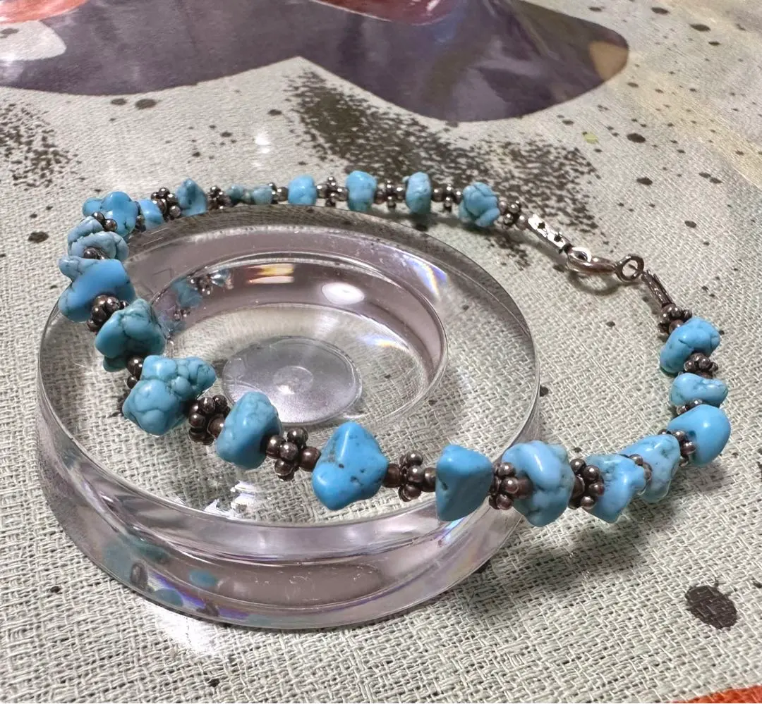 Thumbnail of Indian Jewelry ☆ Turquoise Silver Bracelet