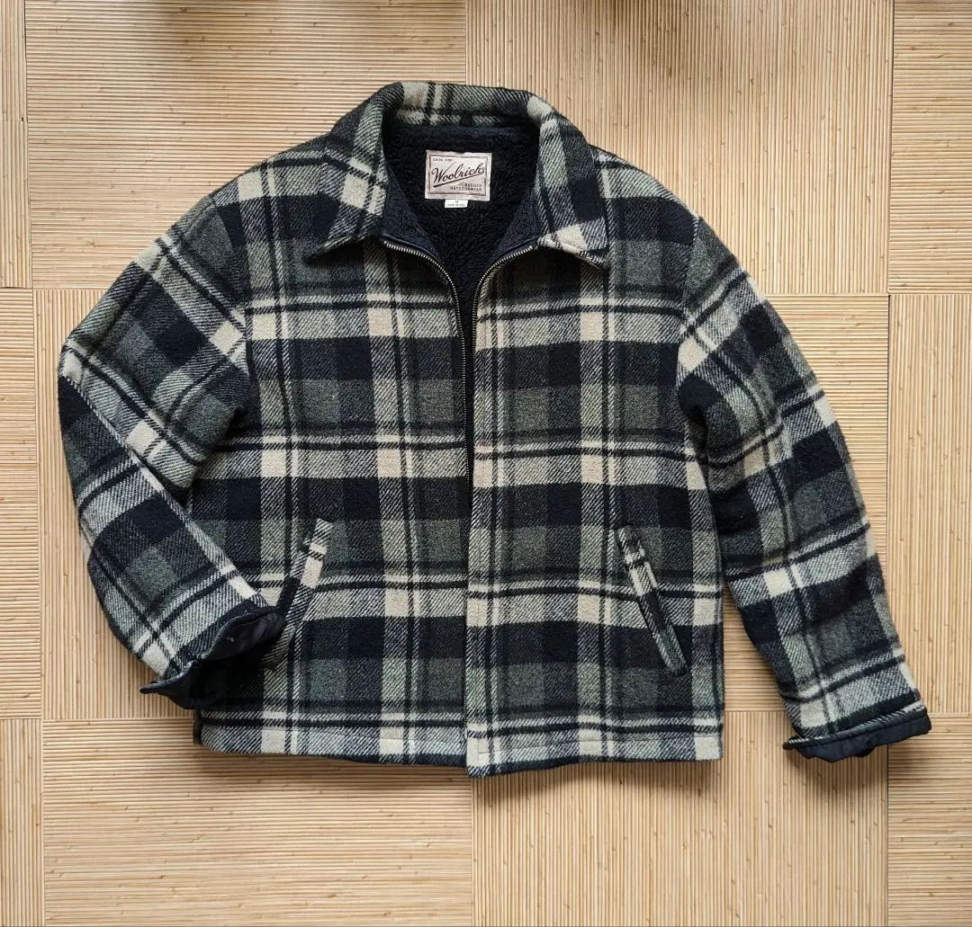 Thumbnail of Custom seat Woolrich wool jacket 90s