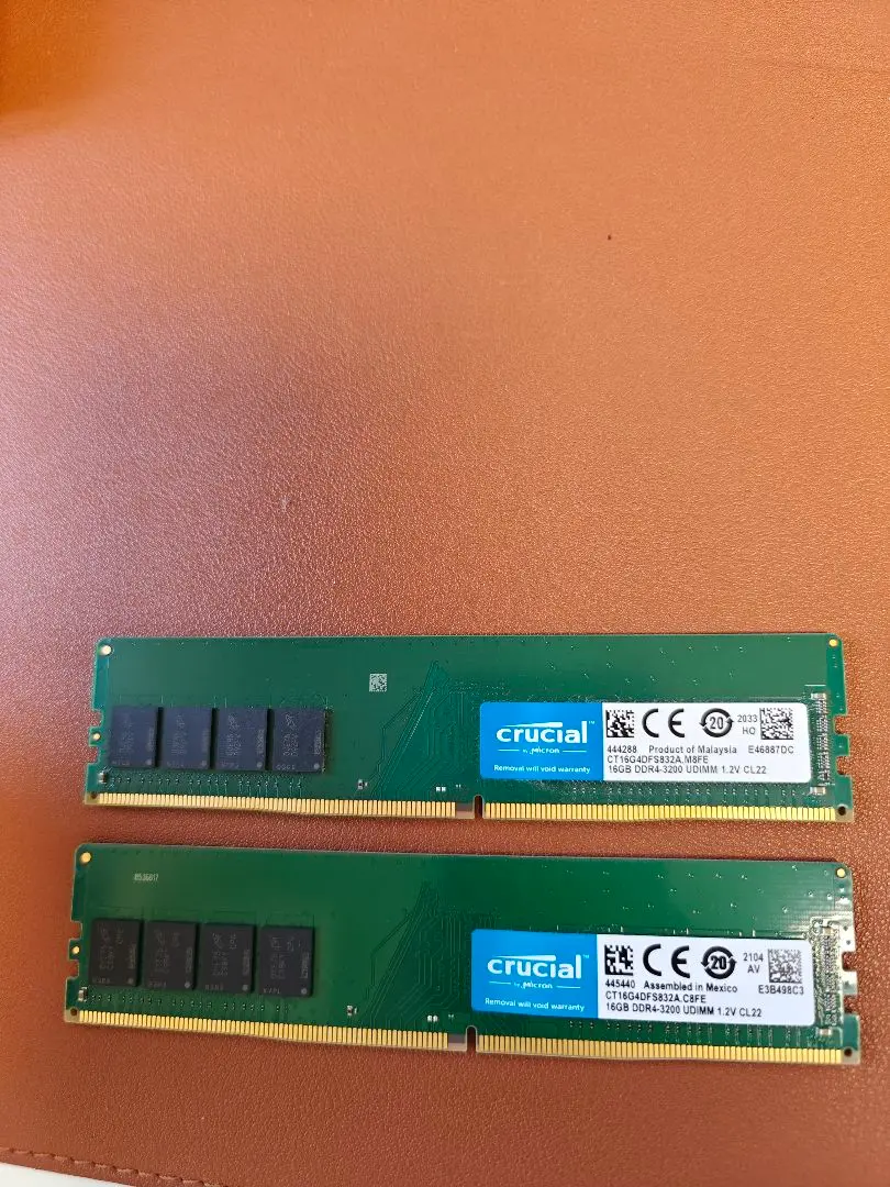 Crucial CT2K16G4DFD832A、2セット、16GB×4本 Amazon | Crucial 増設メモリ CT2K16G4DFD832A ［DIMM DDR4