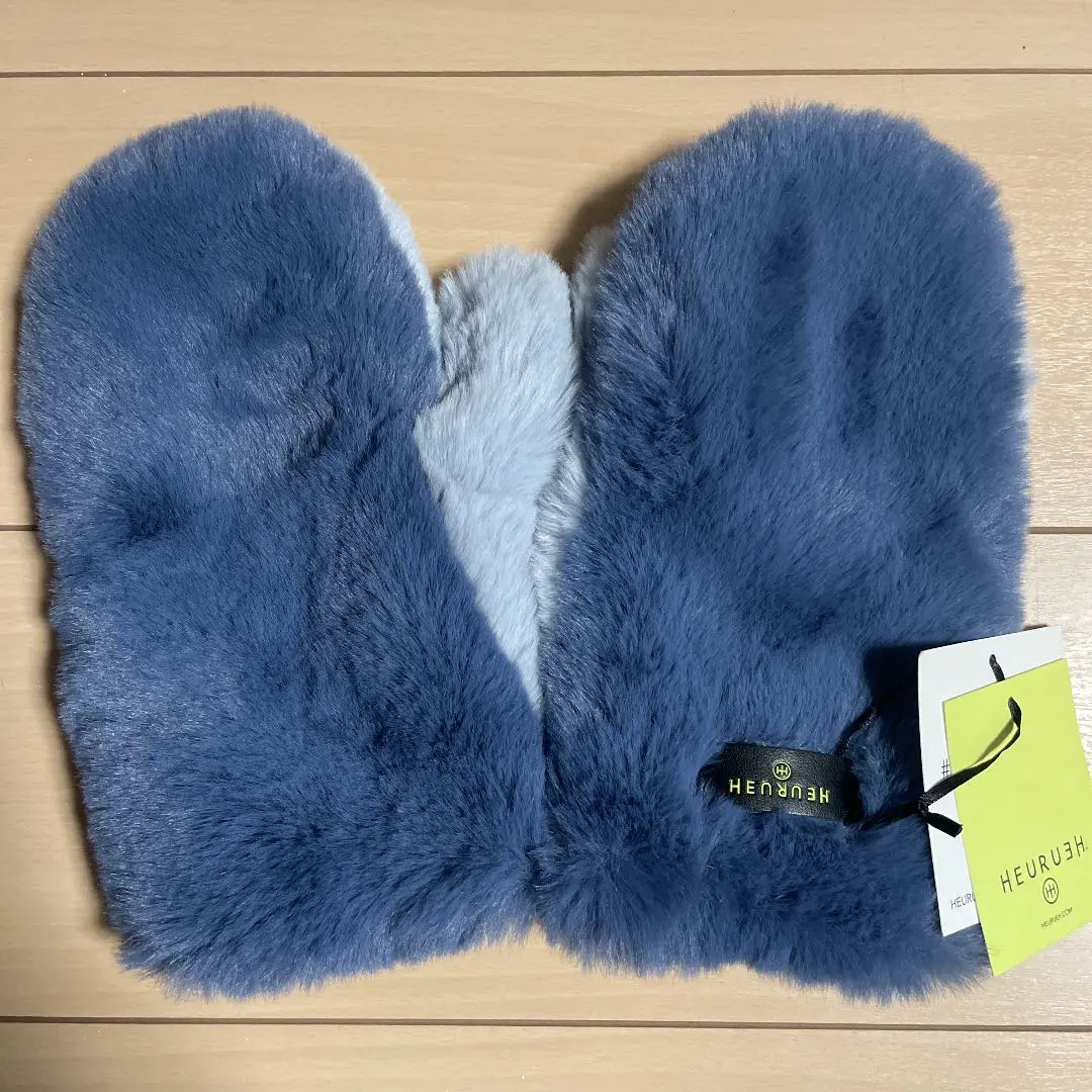新品 HEURUEH ハウルー エコファー ブロックド アウト コート M