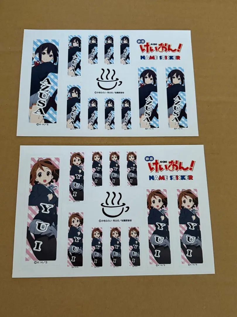 Thumbnail of K-ON! The Movie Original Stickers Seals Theater Limited Hard to Find Set of 2