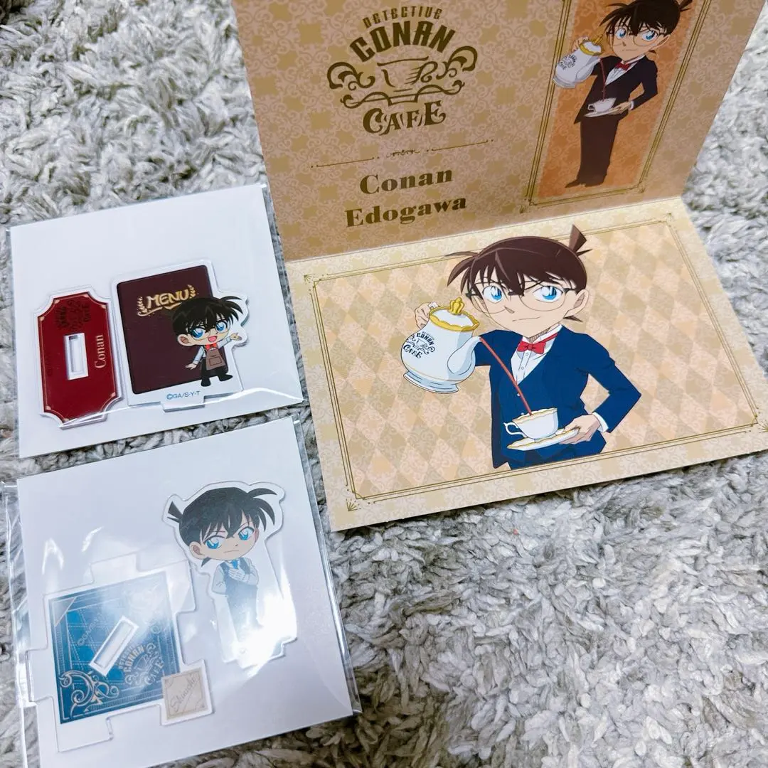 Thumbnail of Detective Conan Conan Cafe Shinichi Kudo Conan Edogawa 3-piece set