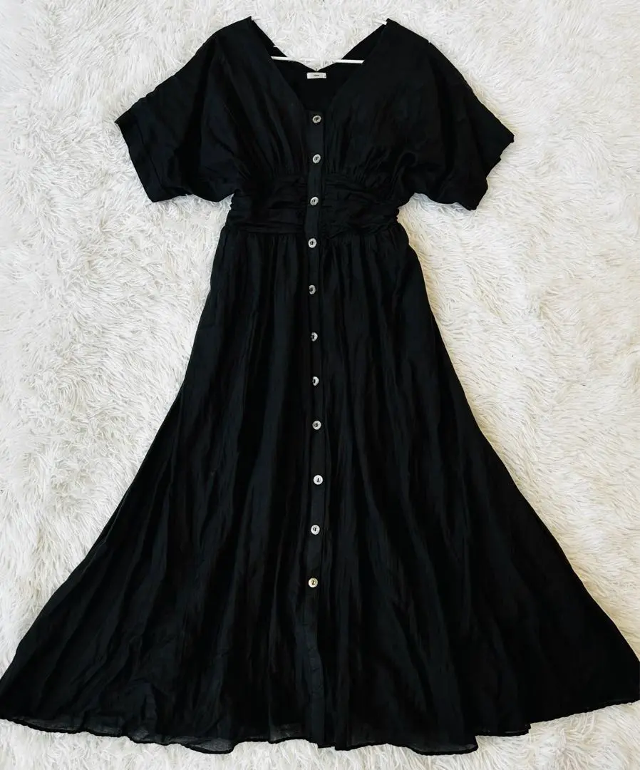 新品】 22SS シルク混 イエナ loomer ギャザー ワンピース