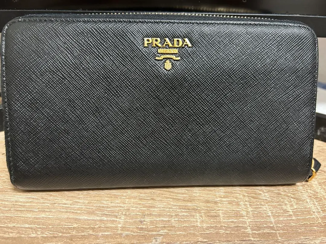 プラダ長財布　1ML348 黒レザー PRADA プラダ 長財布 1ML348 NERO VITELLO MOVE 立体ロゴ
