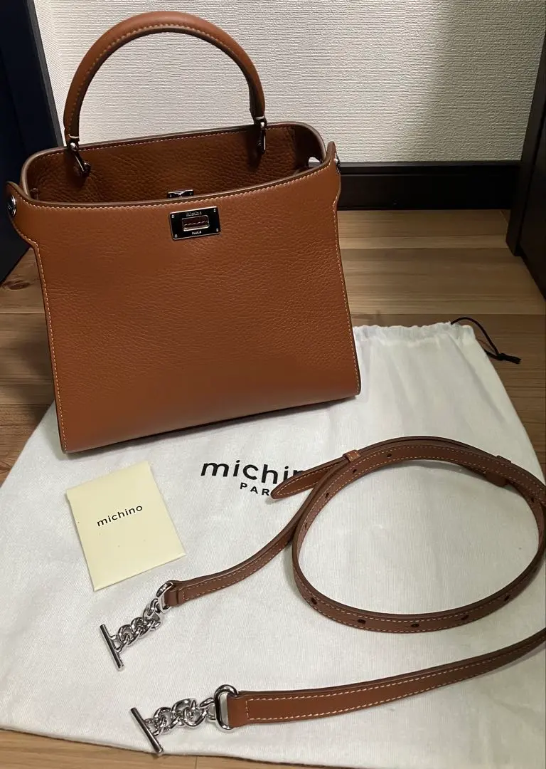 ミチノパリ 美品　ルテスミニ ライトピンク ハンドバッグ - ルテス ミニ ライトピンク – Michino Paris