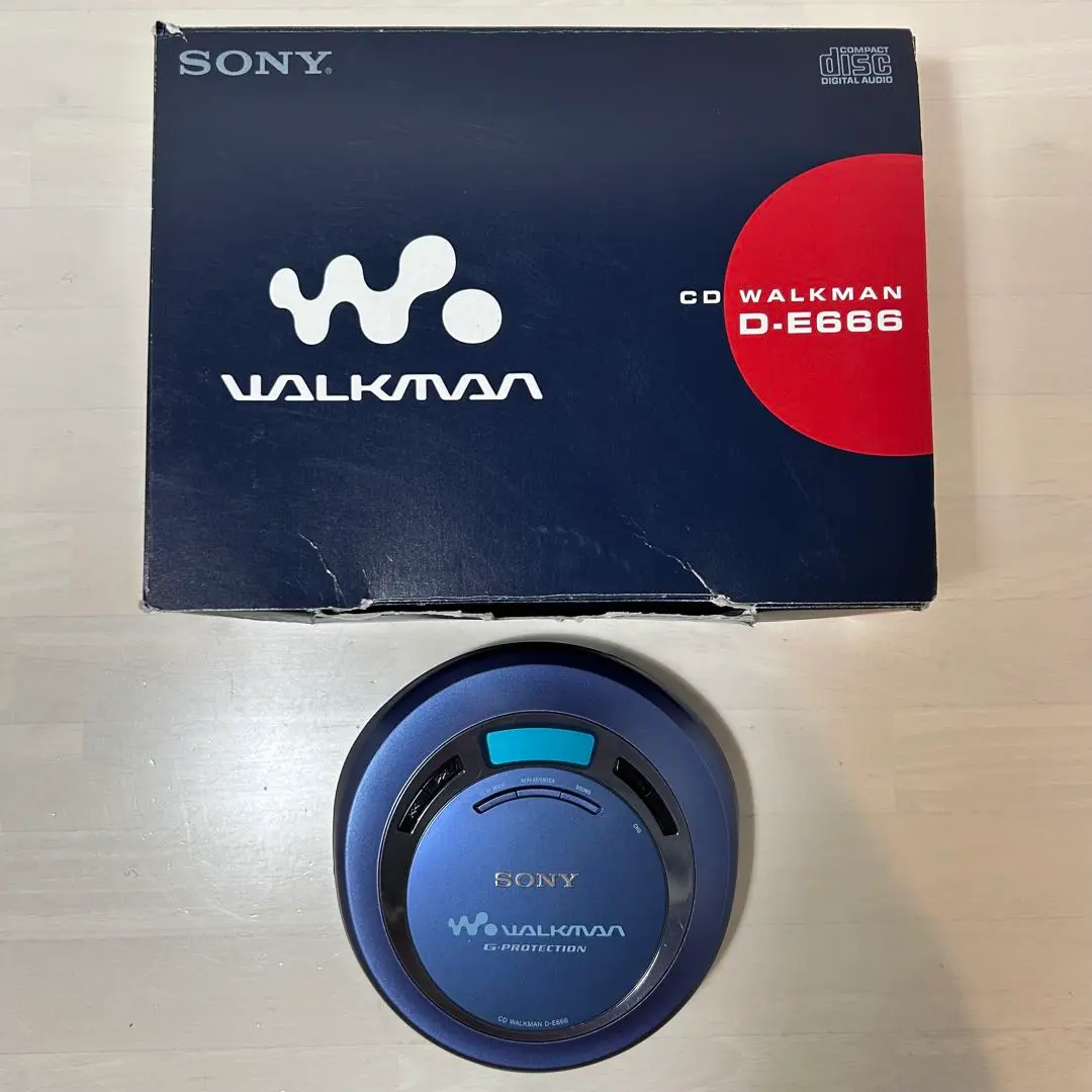 ソニー SONY CD WALKMAN D-E666 【希少レア・ウオークマン】 2025年最新】cdウォークマン d－e666の人気アイテム - メルカリ