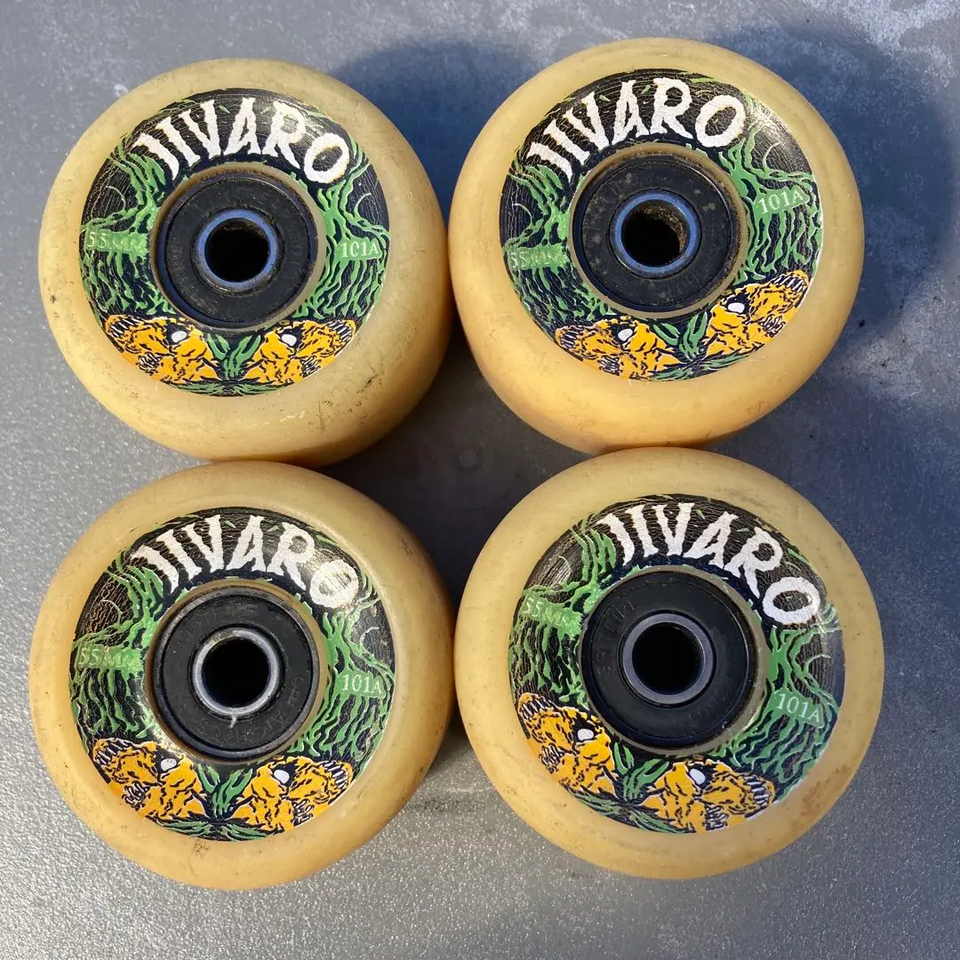 スケートボード Jivaro 58mm 101a JIVARO WHEEL EL CUERVO 58mm 101A ジバロウィール ラディアル