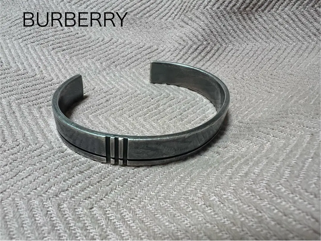 【美品】✨バーバリーブレスレット✨Burberry bangle 　バングル BURBERRY バーバリー バングル ブレスレット シルバー 925