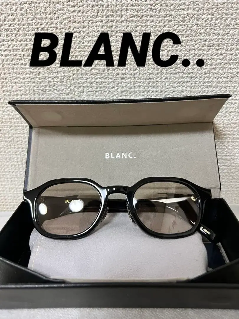 BLANC BM012 サングラス Champagne/M.Gray BLANC(ブラン) 2023AW シャンパンメタルグレーサングラス BM012