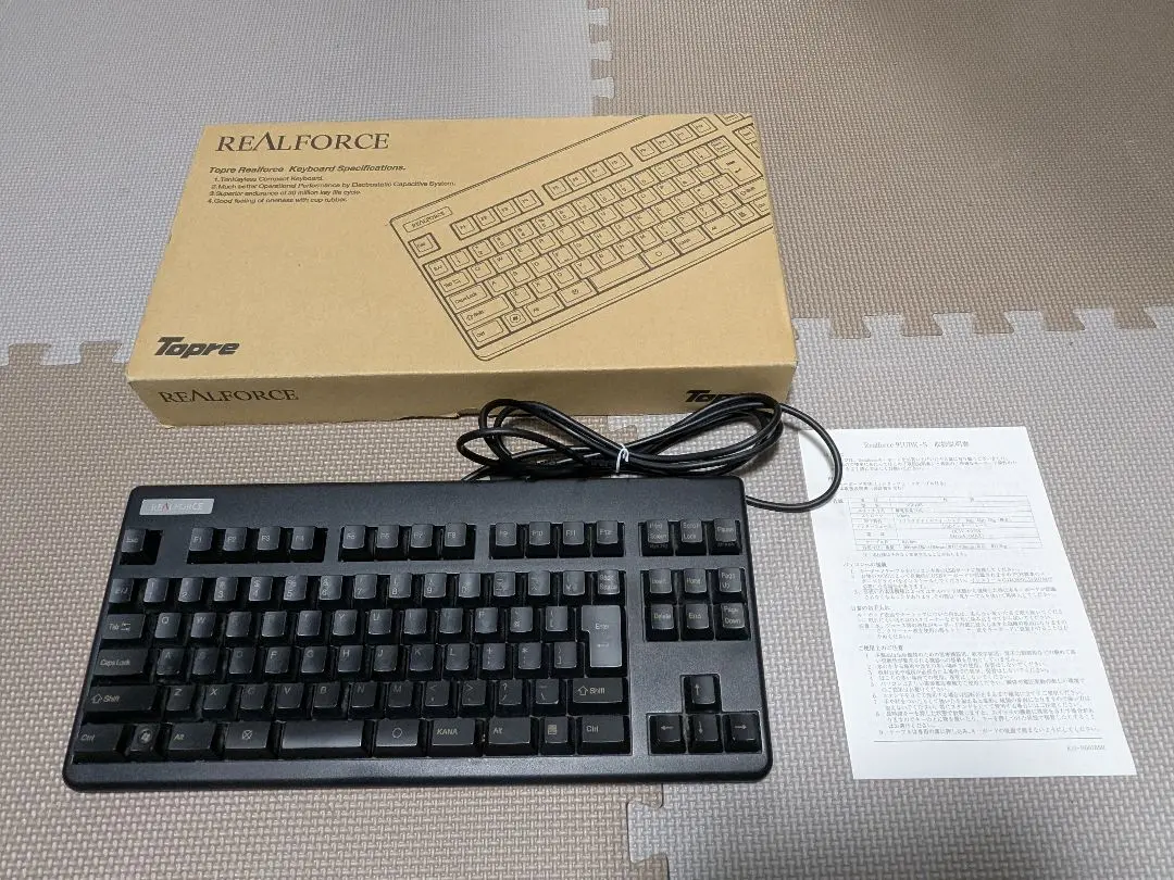 【コレクション整理美品】Realforce 91UBK-S(NG01BS) 東プレ「REALFORCE91UBK-S(販売終了)」長期利用レビュー。Mac