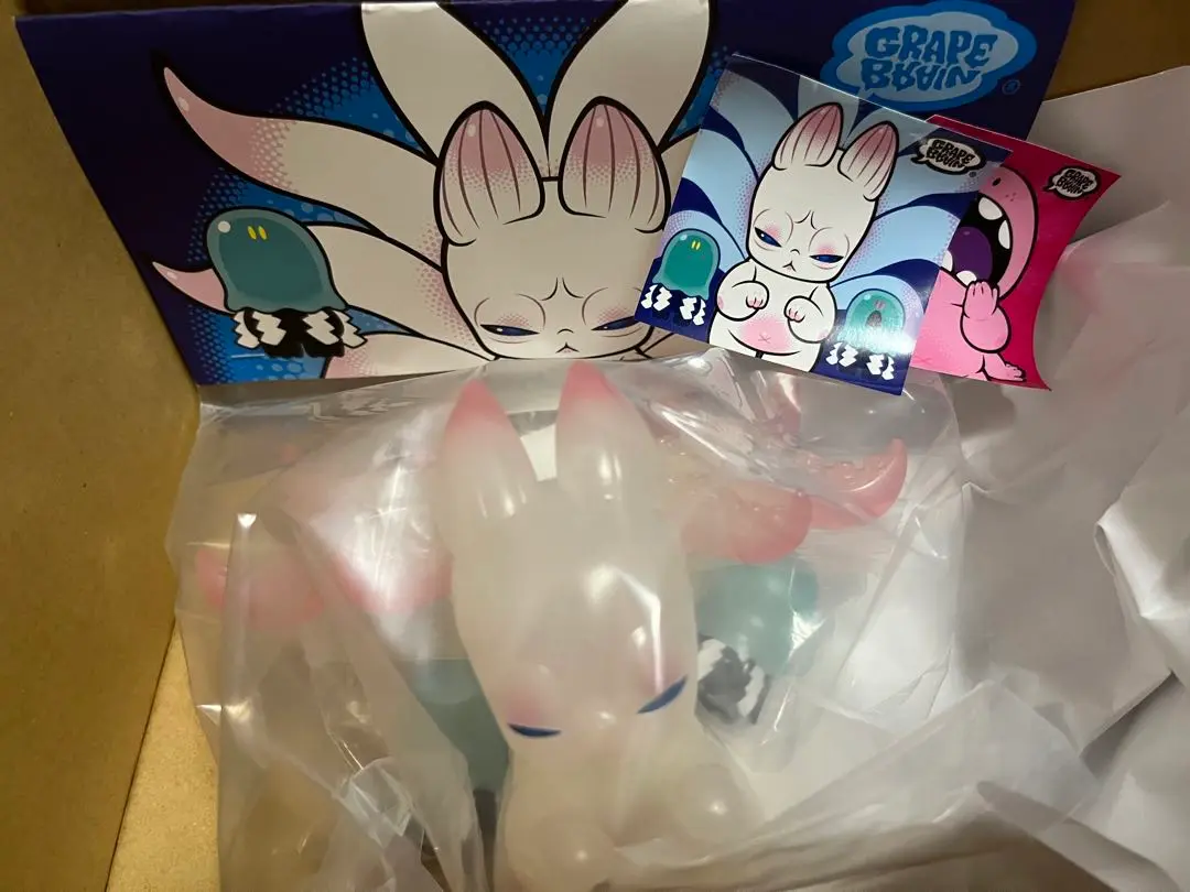 【ソフビ】GRAPEBRAIN 九尾ノ狐モドキこんそめ 1stカラー＆アクスタ ソフビ GRAPE BRAIN 九尾ノ狐モドキ こんそめ 1stカラ