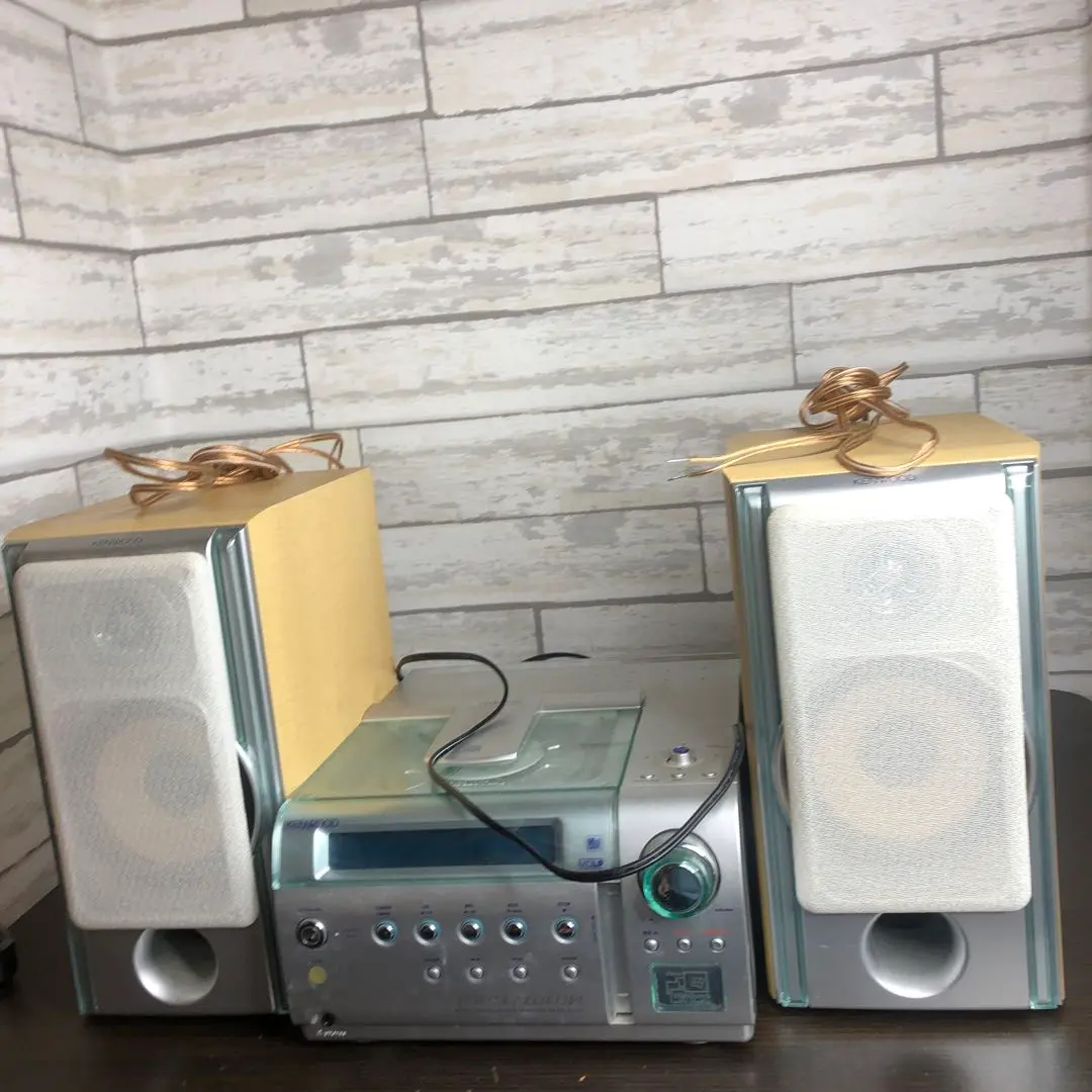 KENWOODケンウッド　CDコンポMDコンポ ミニコンポ　RMD-SJ5WM ジャンク品】KENWOODケンウッド CD MDミニコンポ RMD-SJ5WM