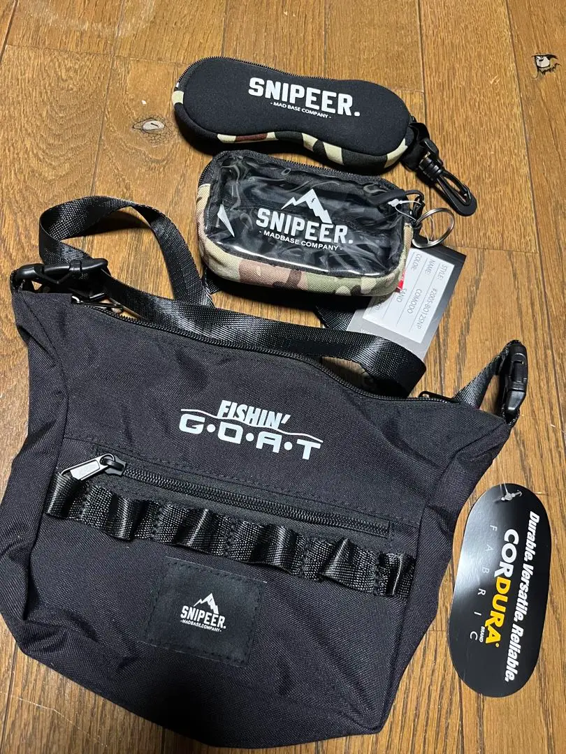 SAGLiFE - SNIPEER スナイパーSAGサグ　ボディバック　Surviver WS2 SNIPEER スナイパー×SAGサグフィッシングバッグ ブラック