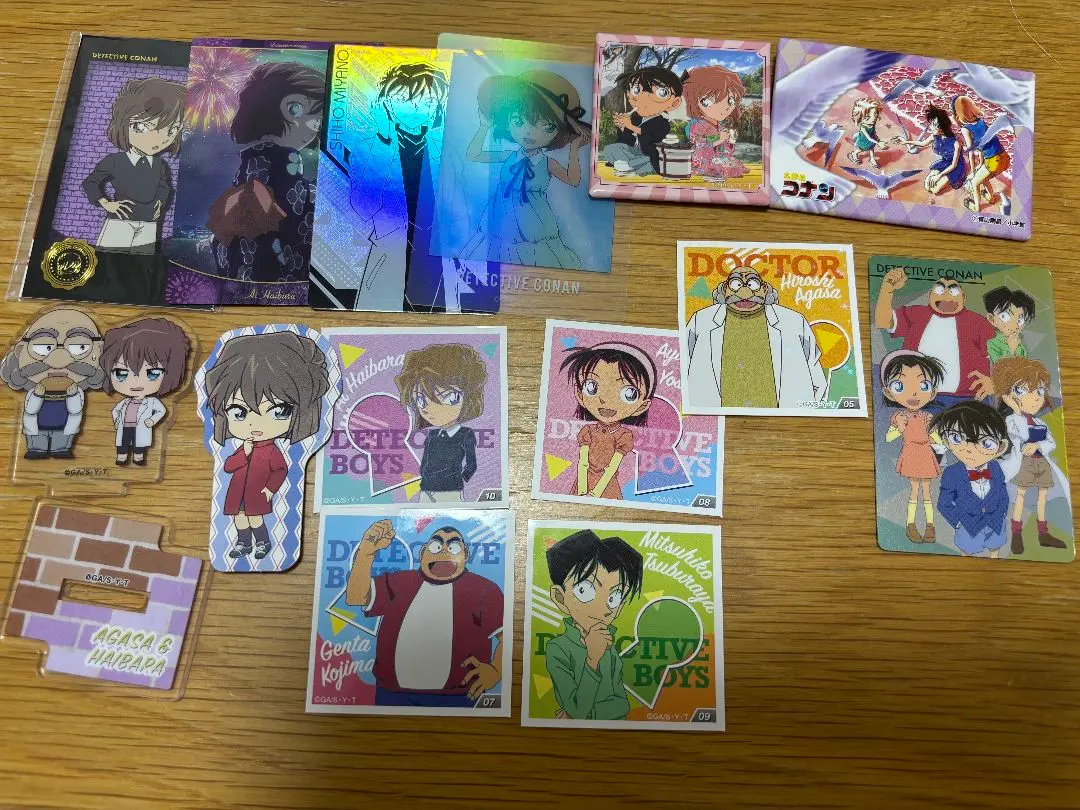 Thumbnail of Detective Conan Random Square Can Badge 2nd Edition Ai Haibara & Other Detective Boys