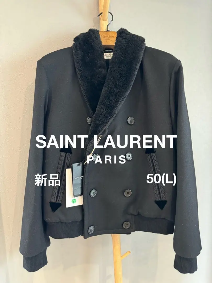 2025年最新】Saint Laurent カラー：ブラック系 ピーコート