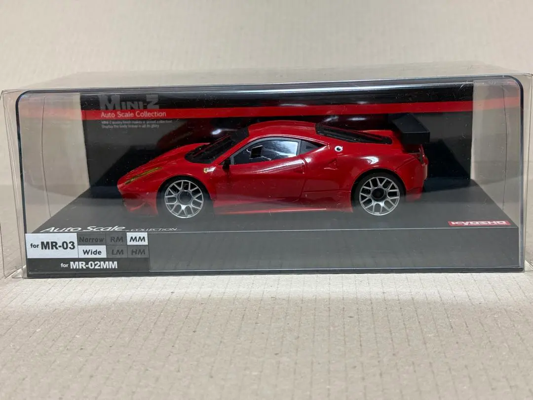ミニッツ　フェラーリ458＆FXX 新品ボディ 収納￼ケース付き Kyosho Mini-z Ferrari 458GT2 White Body Set MZN148 | eBay