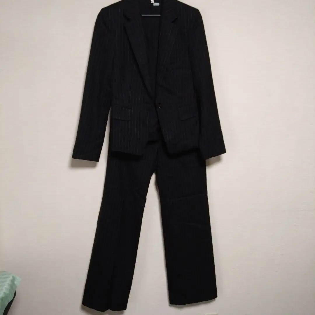 ✨美品✨UNTITLED アンタイトル パンツスーツ 黒 ストライプ M 楽天市場】ストライプ（ブランドアンタイトル）（スーツ
