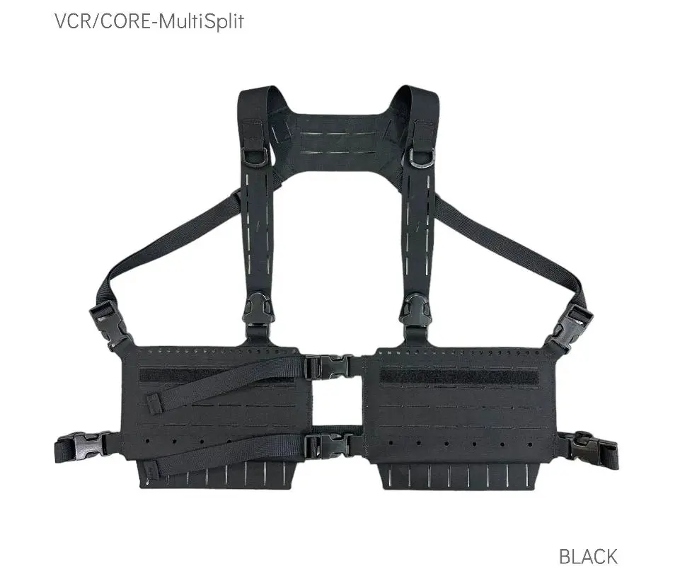 VCR/CORE-MultiSplit ブラック チェストリグ CORE-MultiSplit – VOLK TACTICAL GEAR
