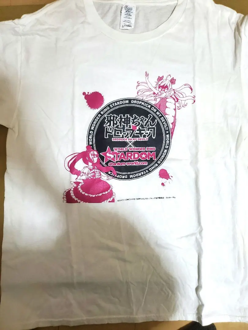 遊佐＆浩二 Tシャツ ホワイト Lサイズ 邪神ちゃんドロップキック 遊佐浩二 2025年最新】邪神ちゃんドロップキック tシャツの人気アイテム