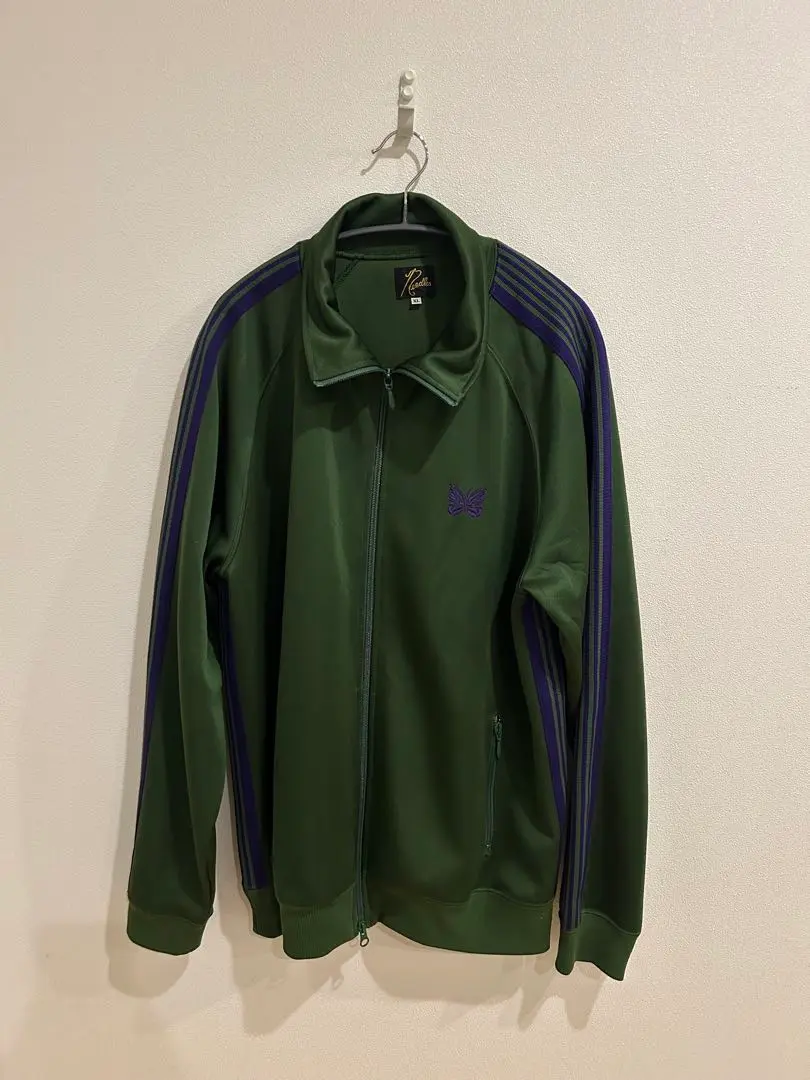 needles LHP 別注　24ss トラックジャケット　ブラック　グレー needles LHP 別注 24ss トラックジャケット ブラック グレー