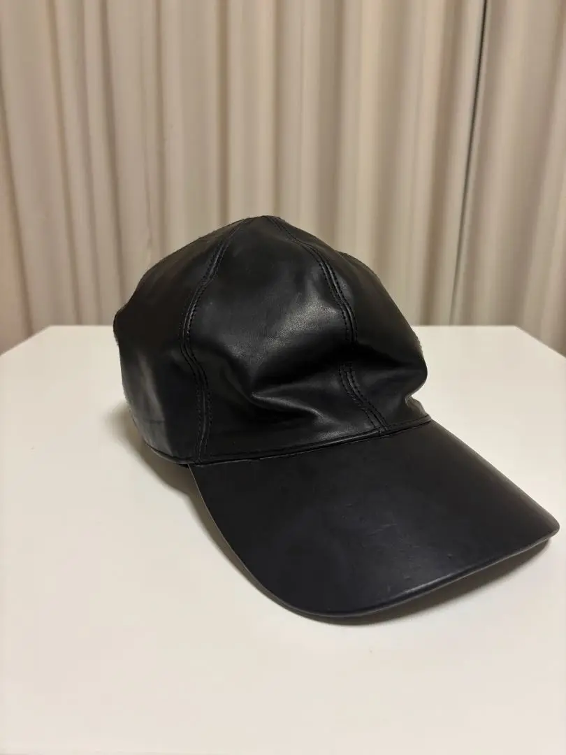 prasthana レザーキャップ 6panel curved visor minimal GUIDI