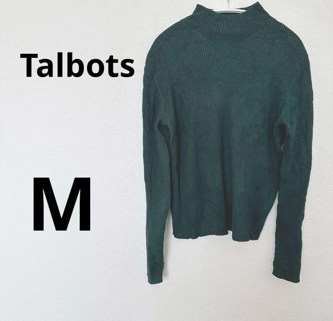 Thumbnail of Talbots Dark Green Turtleneck Mock Neck Sweater 【M】Green