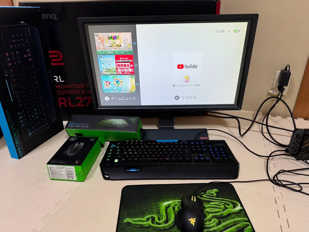rl2755 BenQ g910 ロジクール　　レイザー モニター rl2755 BenQ g910 ロジクールレイザー モニター