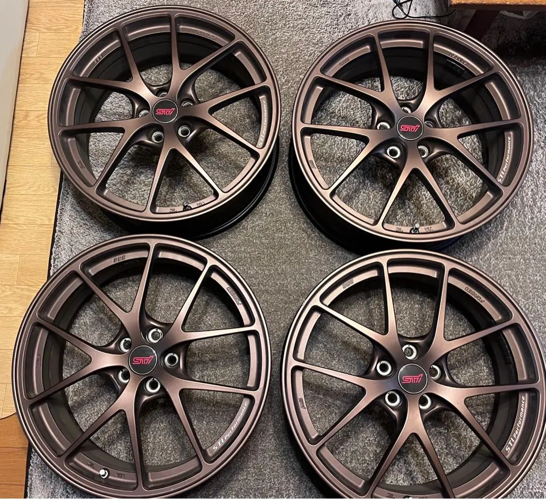 BRZ STI Performance 18インチ ブロンズホイール■超美品■ STI STIパフォーマンスホイール BBS 18インチ 7.5J(マット