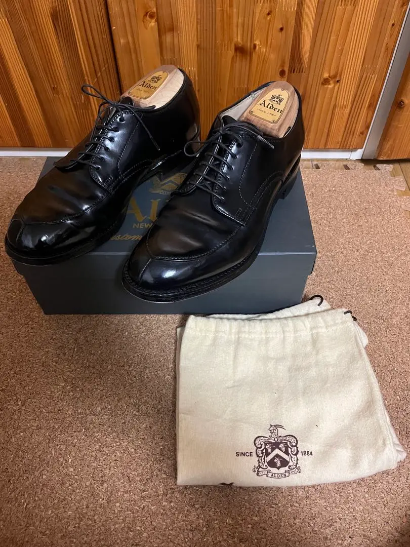 ALDEN オールデン 5433 ブラックコードバン US6.5 美品 ALDEN オールデン 5433 ブラックコードバン US6.5 美品 - メルカリ