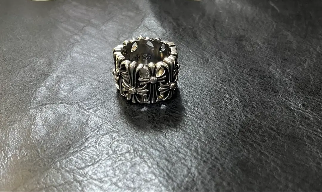 Thumbnail of Cross Ring Silver Ring Cemetery Ring
