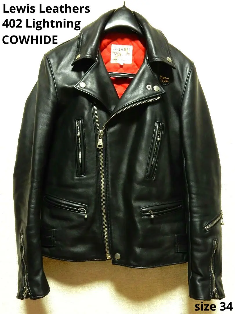 最高級カウハイド！ルイスレザーLewisLeathers402ライトニング34 2025年最新】ルイスレザー 402 34の人気アイテム - メルカリ