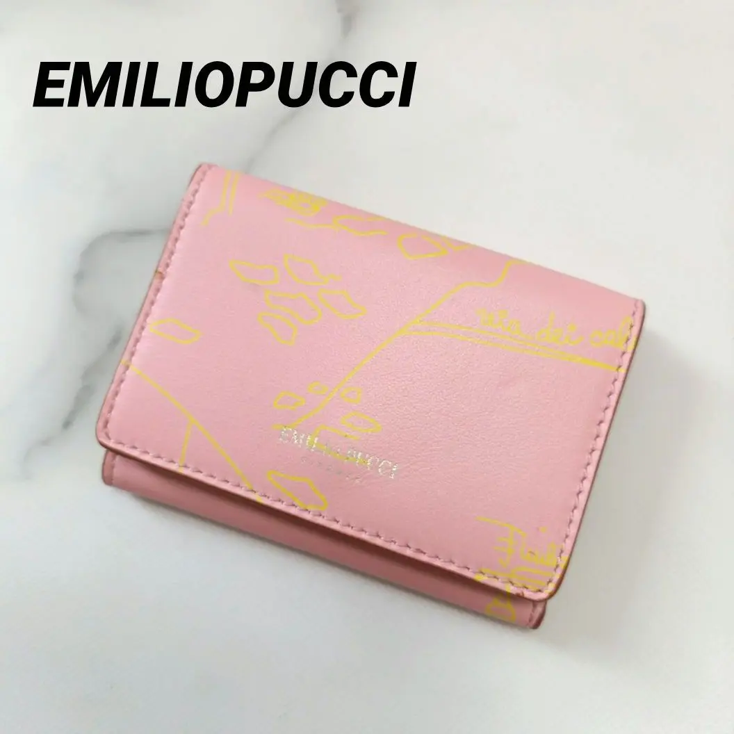 emiliopucci ミニ財布 2025年最新】EMILIO PUCCI レディース 折り財布の人気アイテム