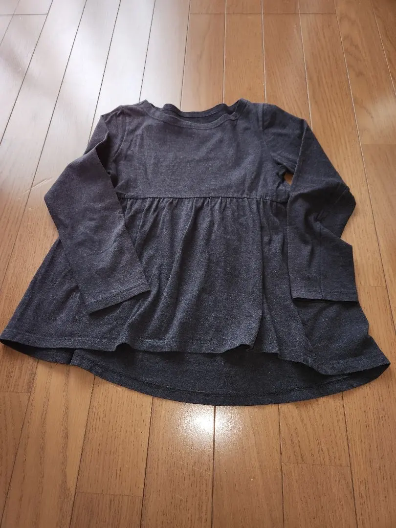 Thumbnail of AMELIA Dark Gray Long Sleeve Cut-and-Sewn Top 8y