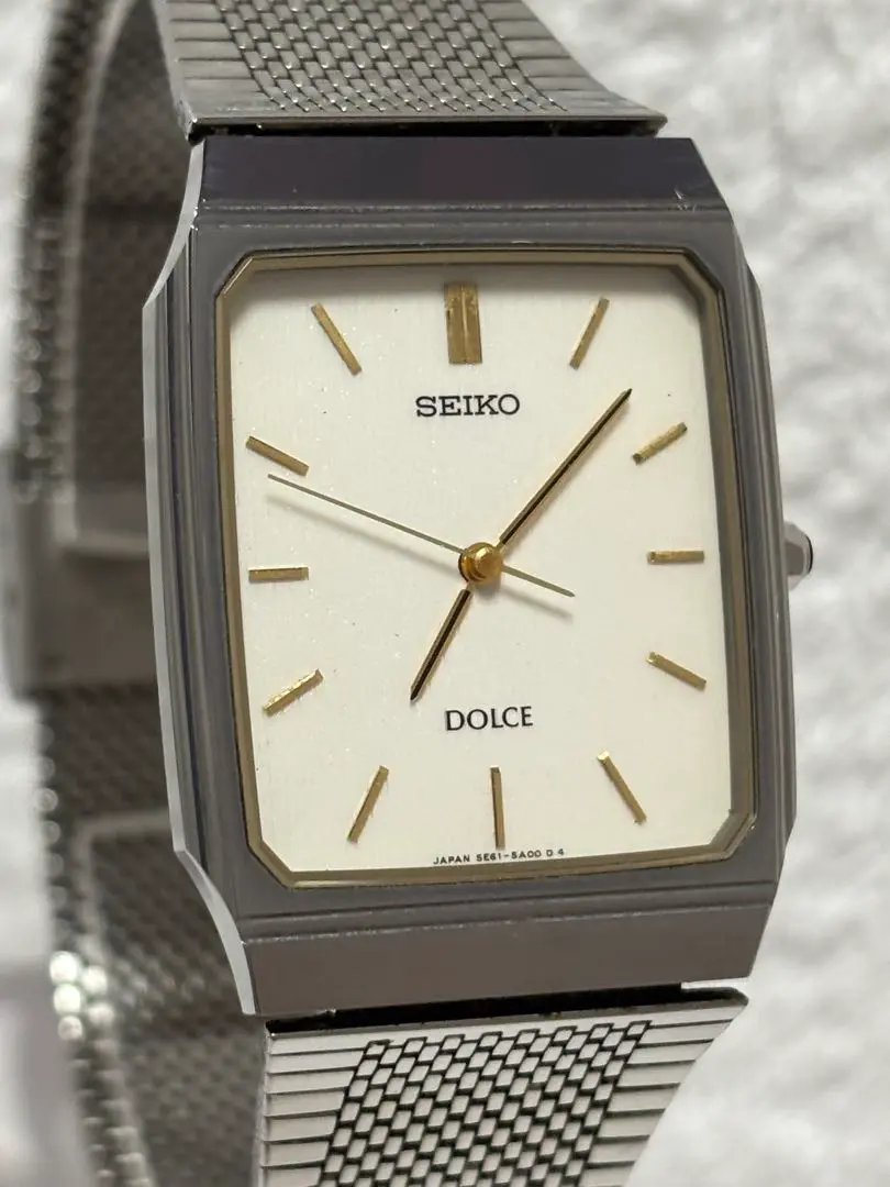 稼働品 セイコードルチェ SEIKO DOLCE 腕時計 5E61-OA20 楽天市場】SEIKO(セイコー） DOLCE(ドルチェ）メンズ時計 5E61