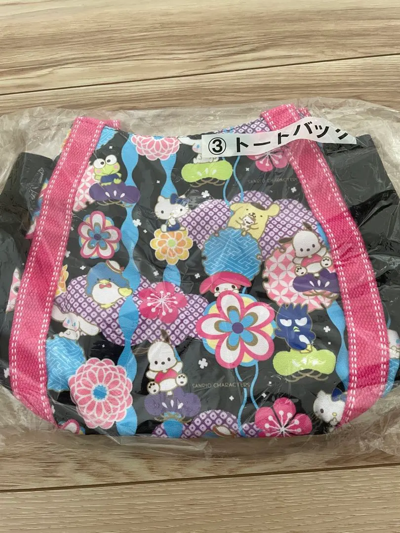 Thumbnail of 【New】 Sanrio Japanese-style Tote Bag Fabric Bag Black