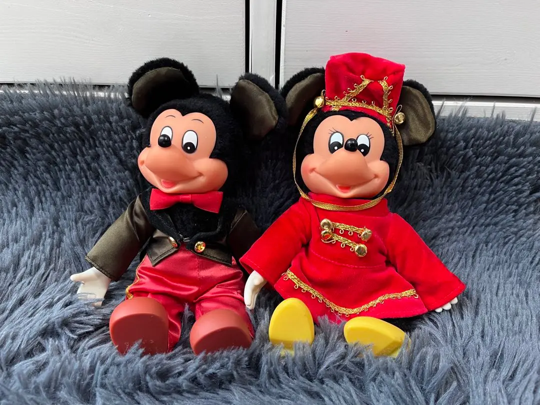 東京ディズニーランド開園激レア1982ミッキー　　　　　　　　　ミニーぬいぐるみ 東京ディズニーランド開園激レア1982ミッキー ミニーぬいぐるみ