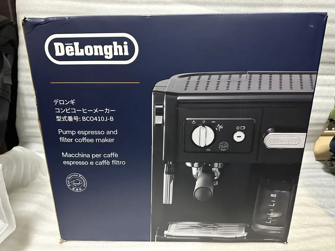 【中古】デロンギ コンビコーヒーメーカー BCO410J-B ブラック デロンギ コンビコーヒーメーカー BCO410J-B/ブラック 送料無料