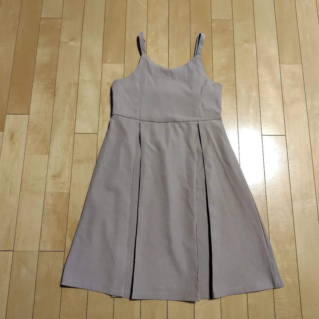Thumbnail of One-piece dress, camisole dress, 150cm, beige, for autumn and winter