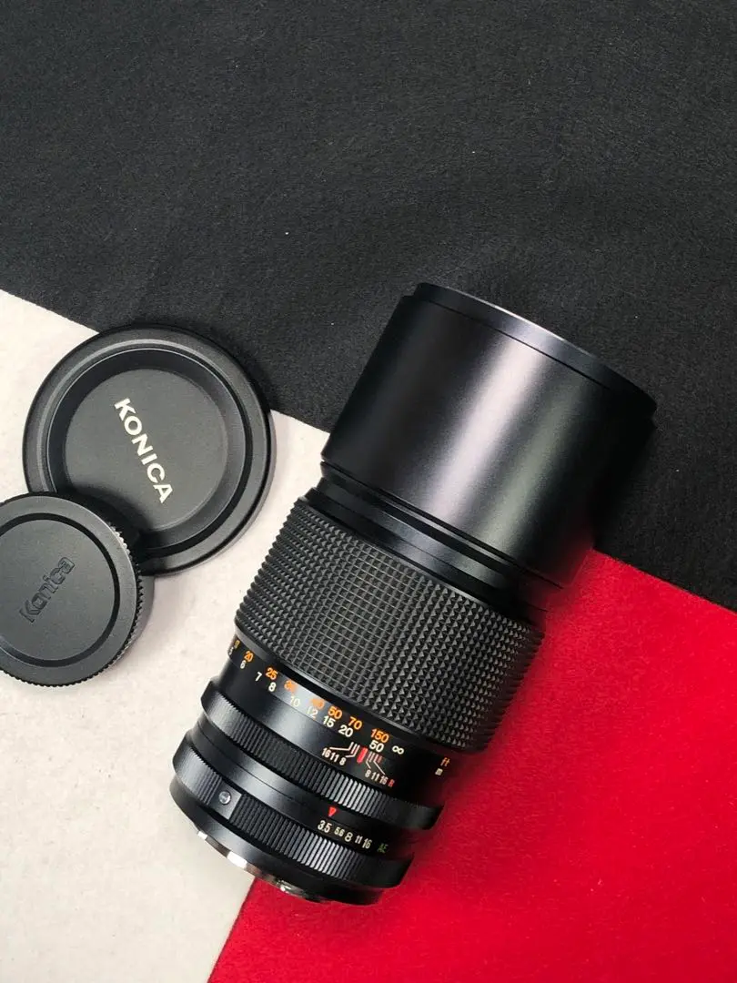 KONICA MINOLTA - 作例付き　Konica HEXANON 200mm F3.5 管mpr KONICA HEXANON AR 200mm F3.5 【キレイな物をお探しの方必見