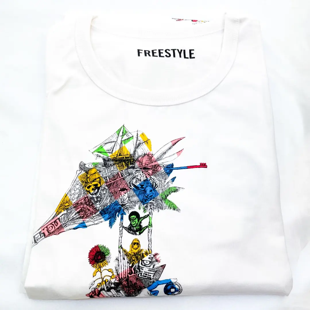 嵐　大野智　freestyle 上海限定Tシャツ Amazon.co.jp: Johnny&Associates. 嵐 大野智 FREESTYLE T