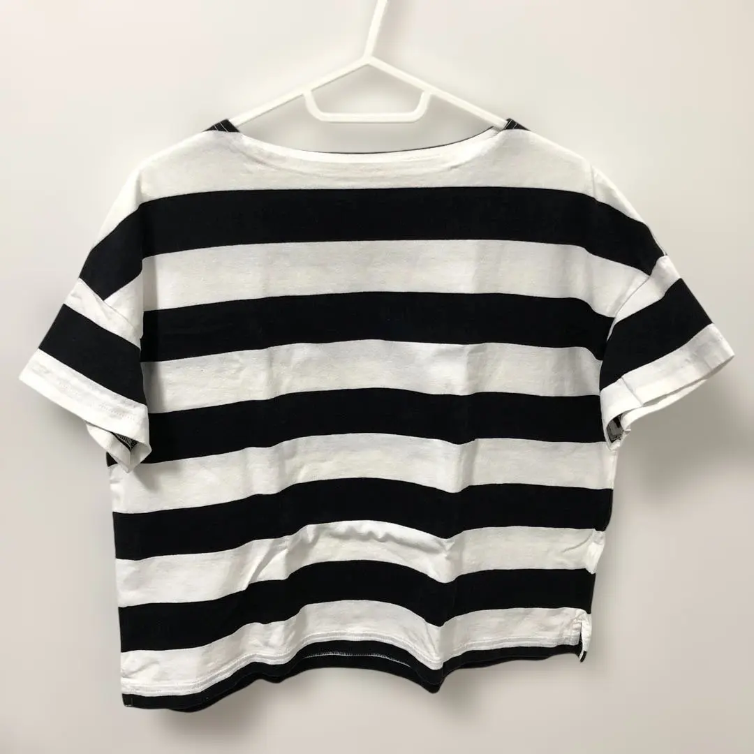 Thumbnail of MUJI Border Short Sleeve T-shirt, Size M-L