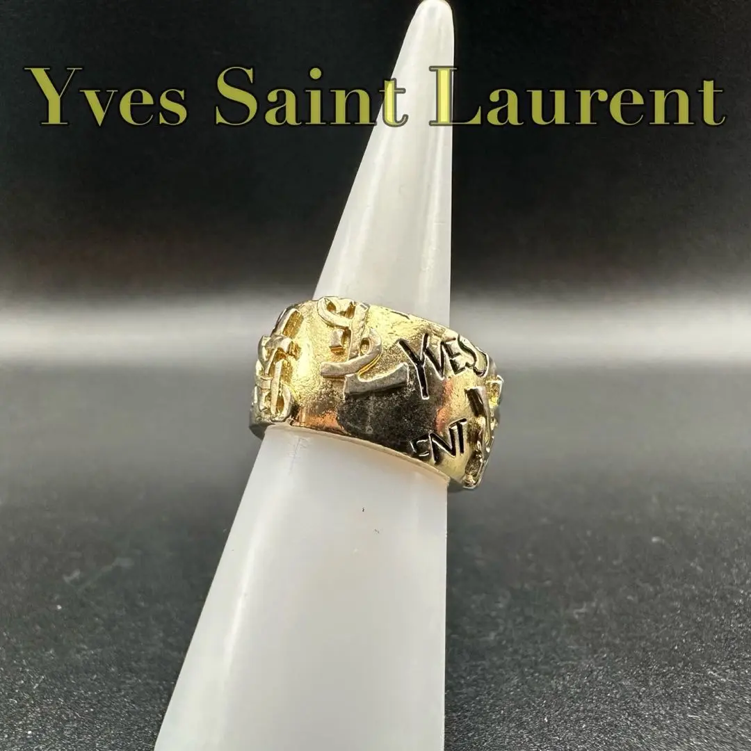 SAINT LAURENT YSLロゴリング　ユニセックス SAINT LAURENT YSLロゴリング ユニセックス - メルカリ