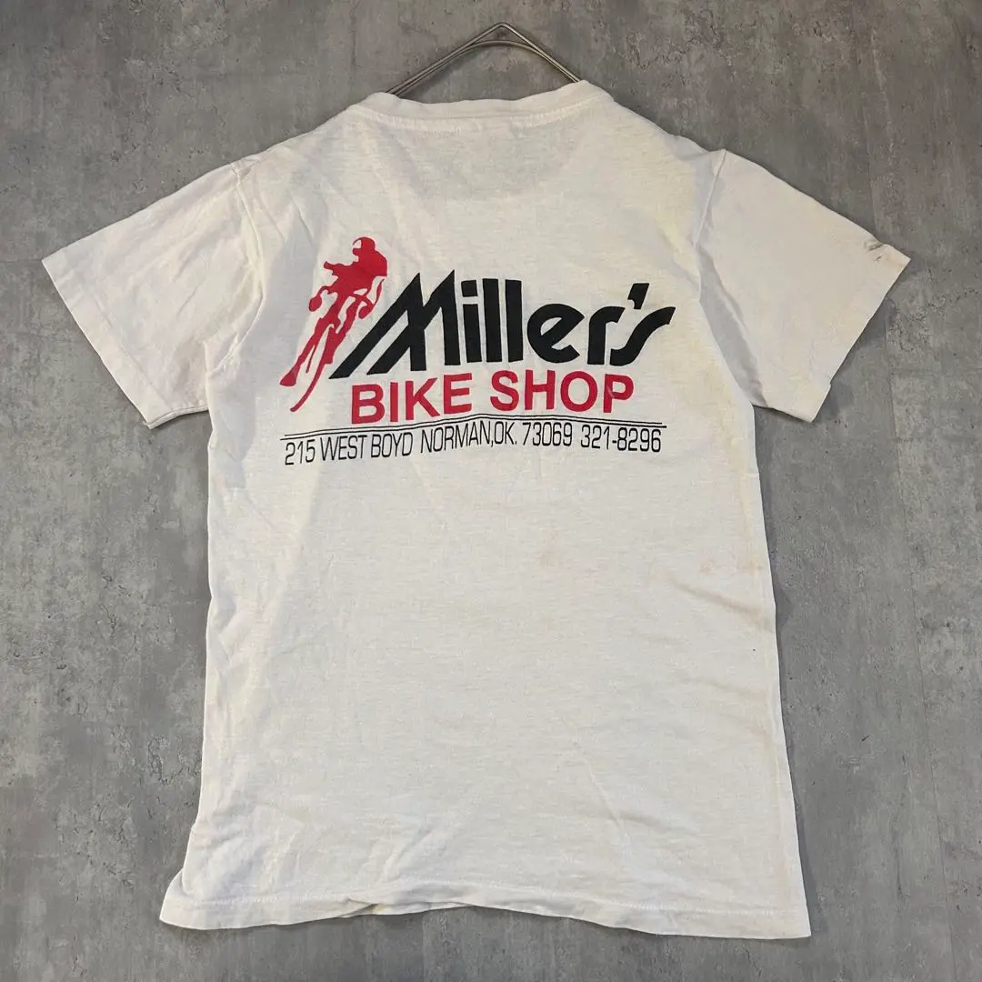 R*様 Hanes50/50combedzigzagバイクデザイン リンガーTシ Hanes50/50combedzigzagバイクデザイン リンガーTシャツ M