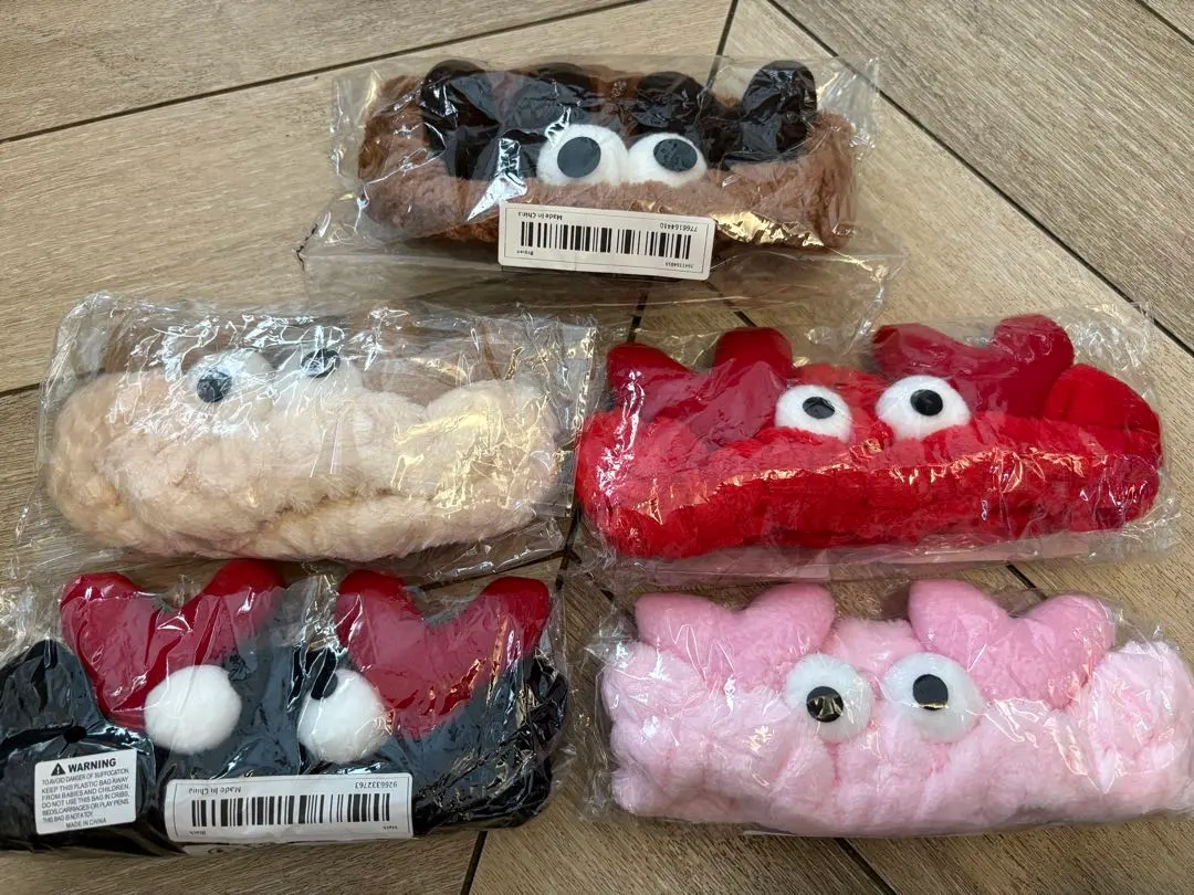 Thumbnail of Crab Design Hairbands - Set of 5