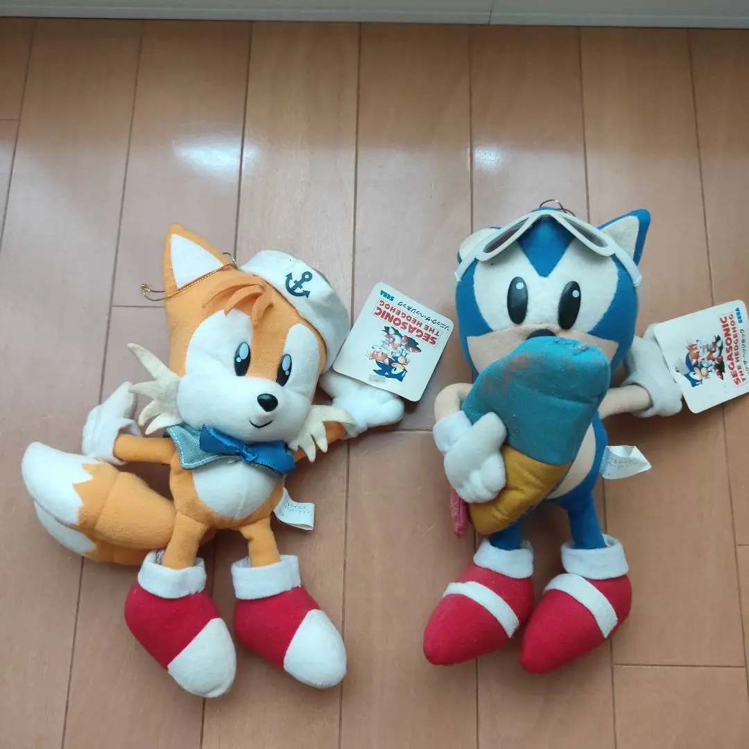 SEGA1998 非売品　ソニック＆テイルズ　ペールカラー　ぬいぐるみ　テイルズ SEGA1998 非売品 ソニック＆テイルズ ペールカラー ぬいぐるみ