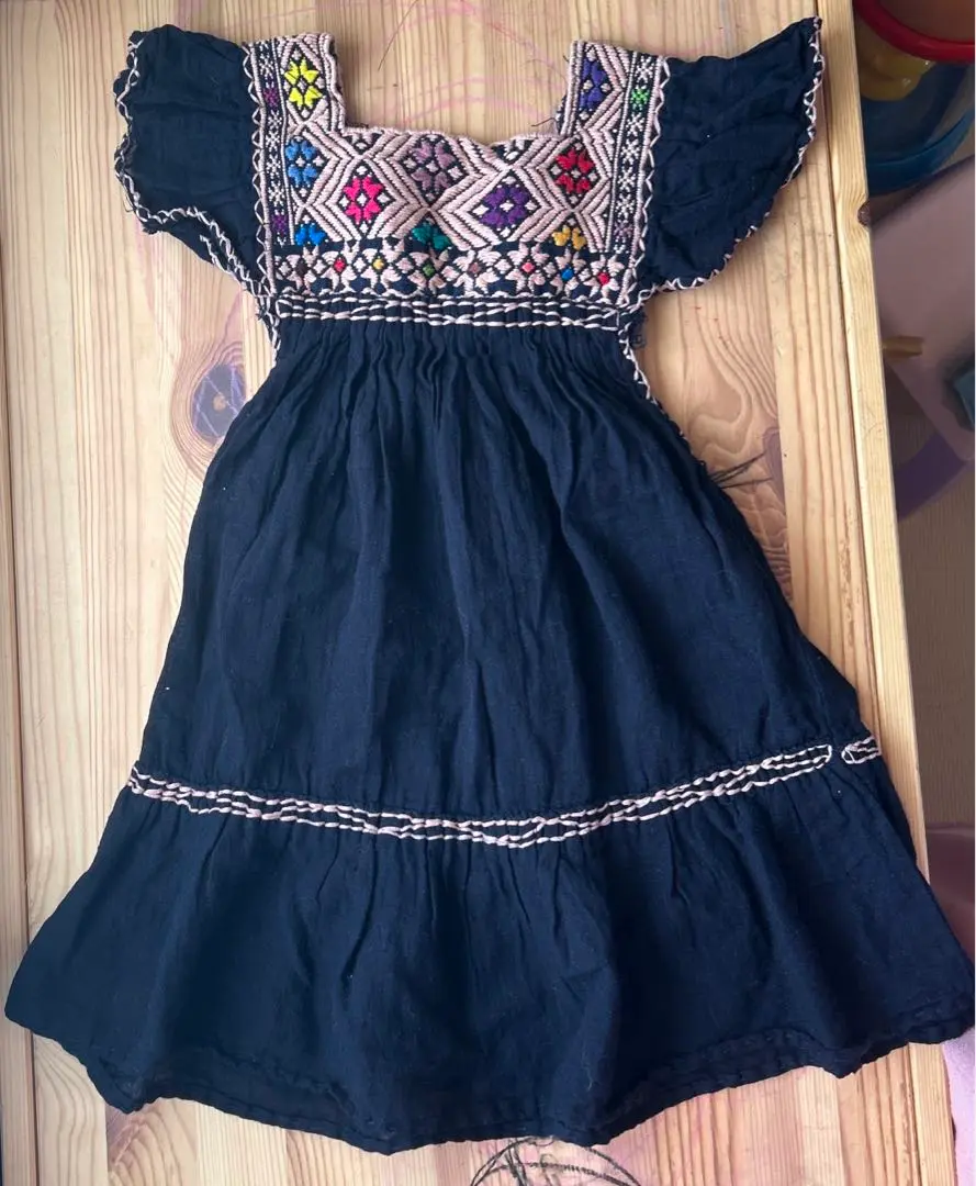 littlemaddie メキシカンハンドメイドドレス 4Yー6Y littlemaddie メキシカンハンドメイドドレス 4Yー6Y