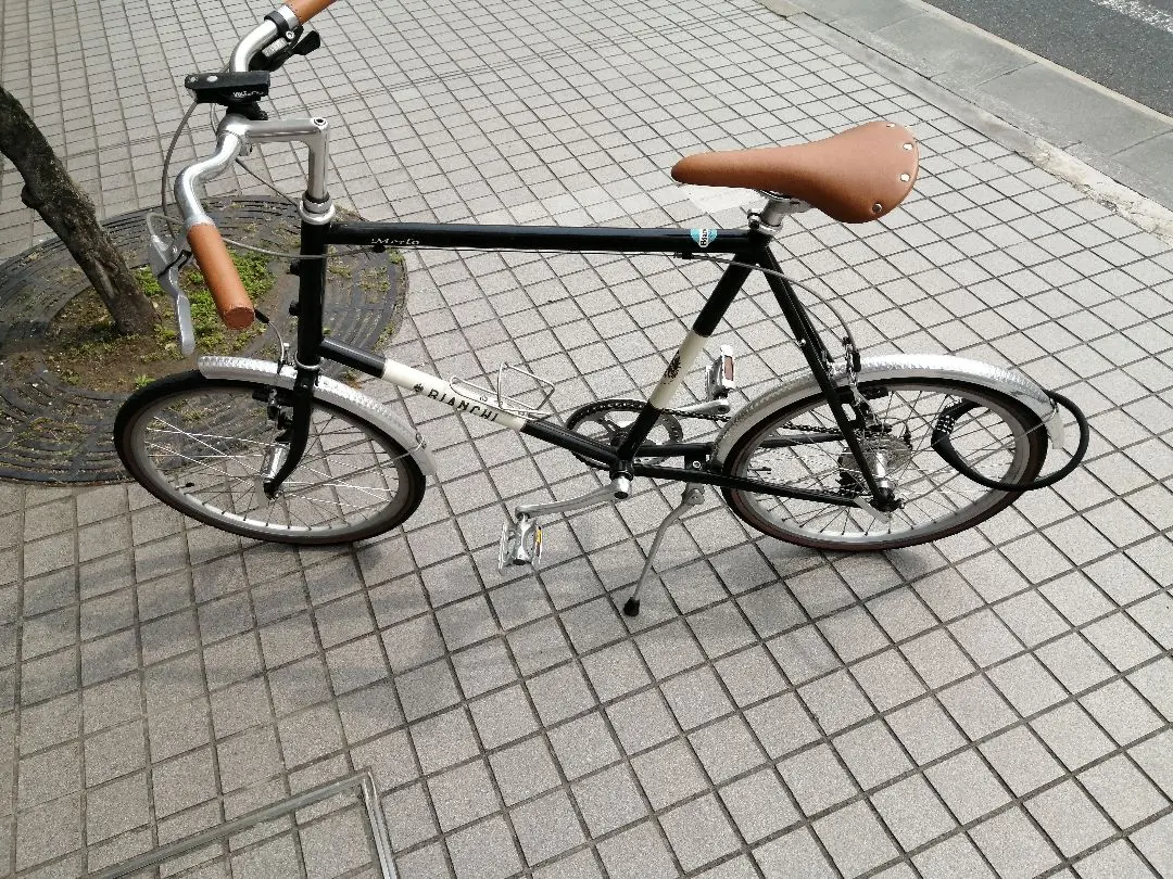 ビヤンキ　Lepre ミニベロ　アルミロードバイク　室内保管　値下げ交渉有り！ ビヤンキ Lepre ミニベロ アルミロードバイク 室内保管 値下げ