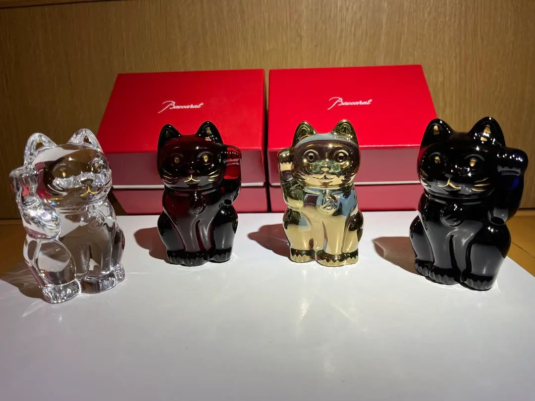 バカラ　招き猫　赤　クリスタル　即購入大歓迎 楽天市場】【当日出荷】送料無料 ギフト梱包 正規メッセージ