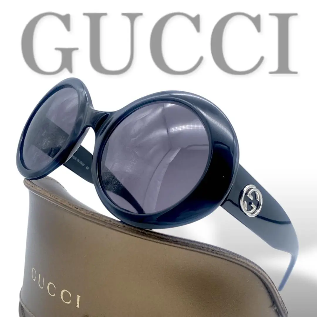 【美品】GUCCI　vintage sunglasses ブラック GG2401 Gucci Vintage Sunglasses