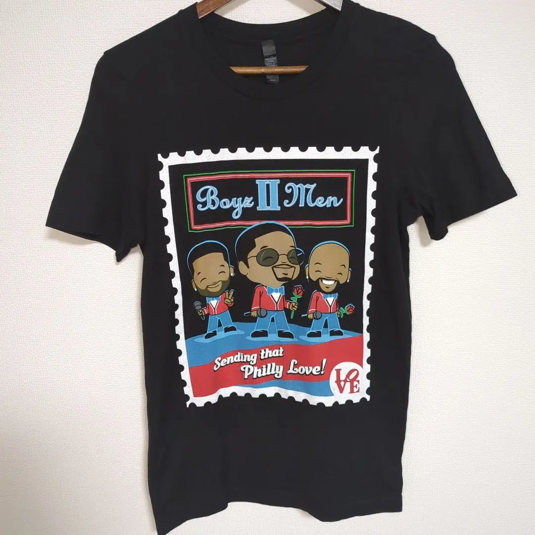 BOYZ Ⅱ MEN黒ボディバンTビッグシルエットXXL美品 BOYZ Ⅱ MEN黒ボディバンTビッグシルエットXXL美品